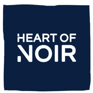 Heart of Noir logo - classic film noir